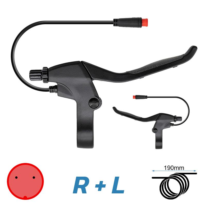 Maneta de freno con sensor y tensor R y L - Conector waterproof - RuedaQrueda