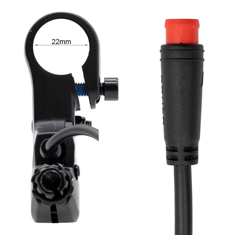 Maneta de freno con sensor y tensor R y L - Conector waterproof - RuedaQrueda