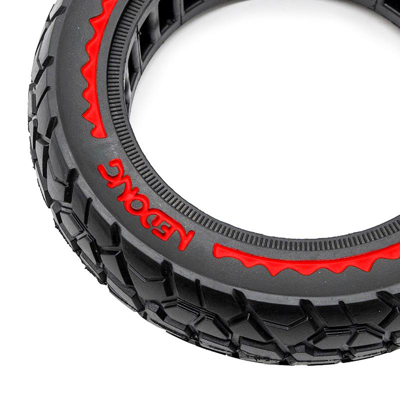 Rueda maciza ultraligera offroad 10x2,5/B44 - rojo [Nedong] - RuedaQrueda