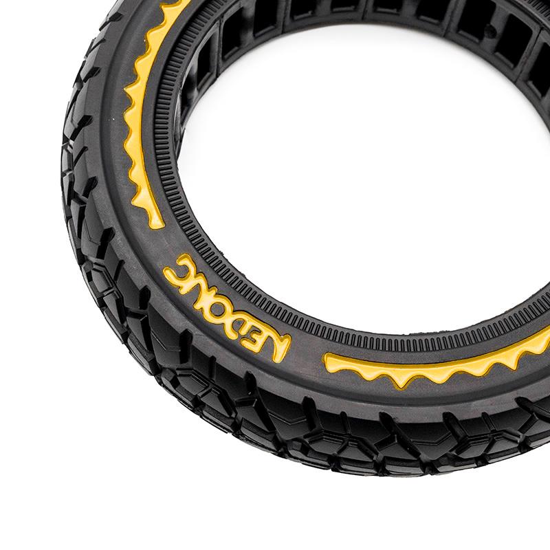 Rueda maciza ultraligera offroad 10x2,125-6,5/B44 - amarillo [Nedong] - RuedaQrueda