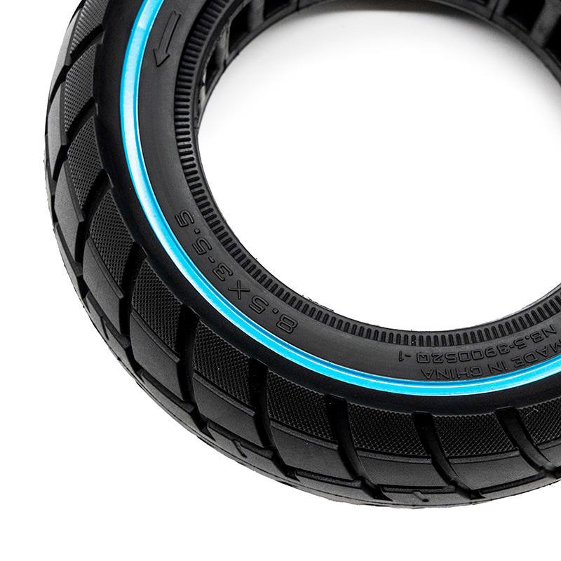 Rueda maciza ultraligera offroad 8,5x3-5,5/B40 - linea azul - RuedaQrueda