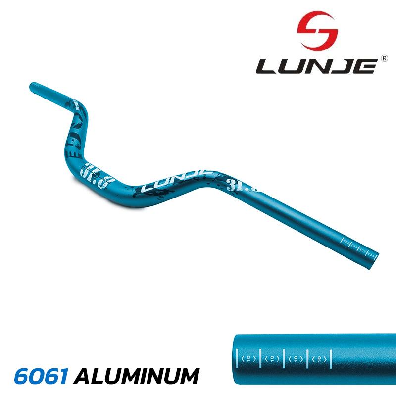 Manillar de 720mm con elevación 90mm azul - RuedaQrueda