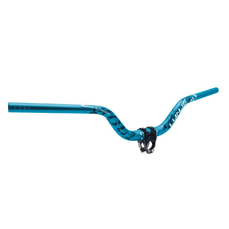 Manillar de 720mm con elevación 90mm azul - RuedaQrueda