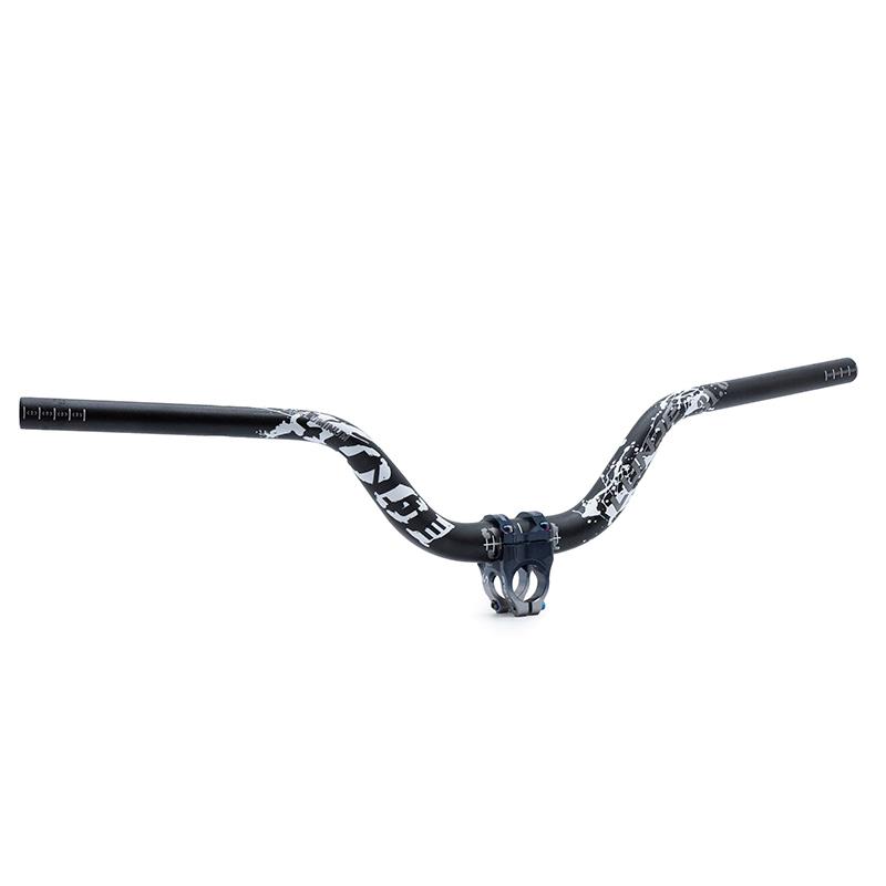 Manillar de 720mm con elevación 90mm negro - RuedaQrueda