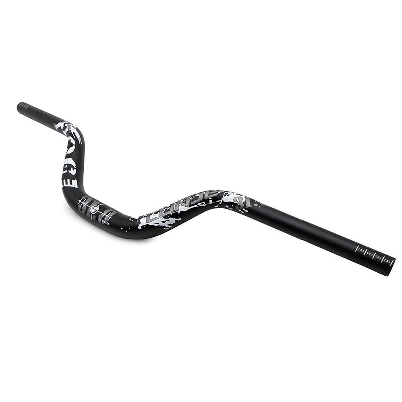 Manillar de 720mm con elevación 90mm negro - RuedaQrueda