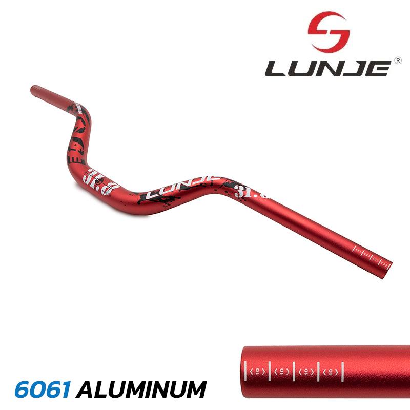 Manillar de 720mm con elevación 90mm rojo - RuedaQrueda