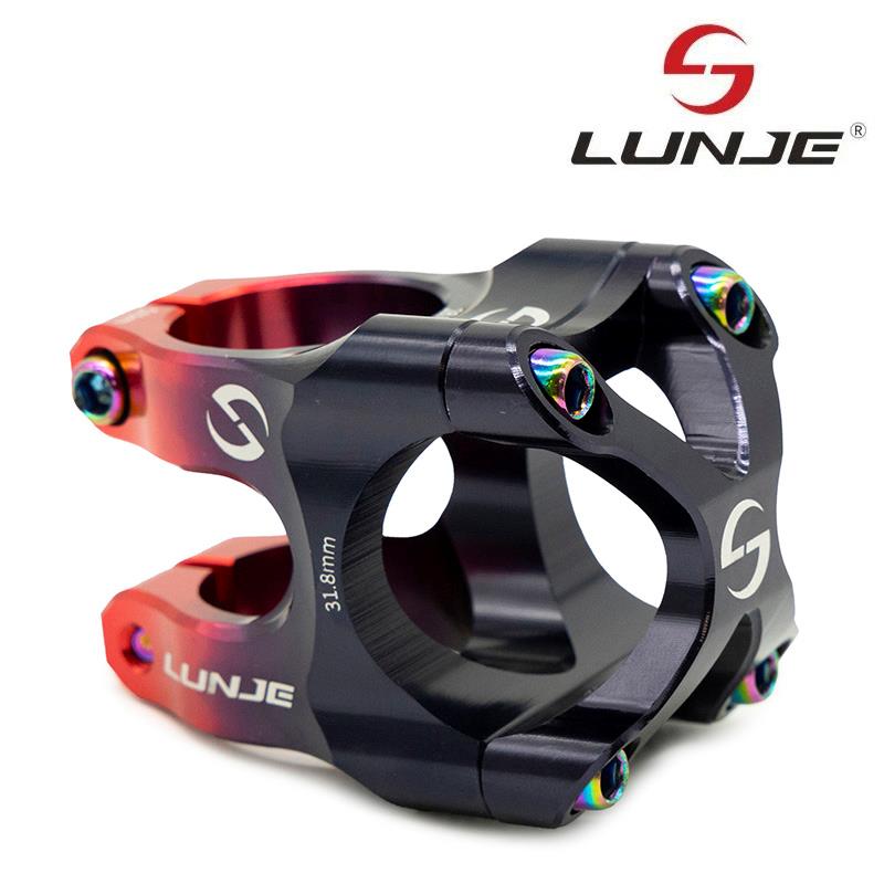 Potencia para manillares de 31,8mm EWPM-002 negro-rojo - RuedaQrueda