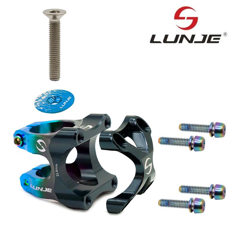 Potencia para manillares de 31,8mm EWPM-002 negro-azul - RuedaQrueda