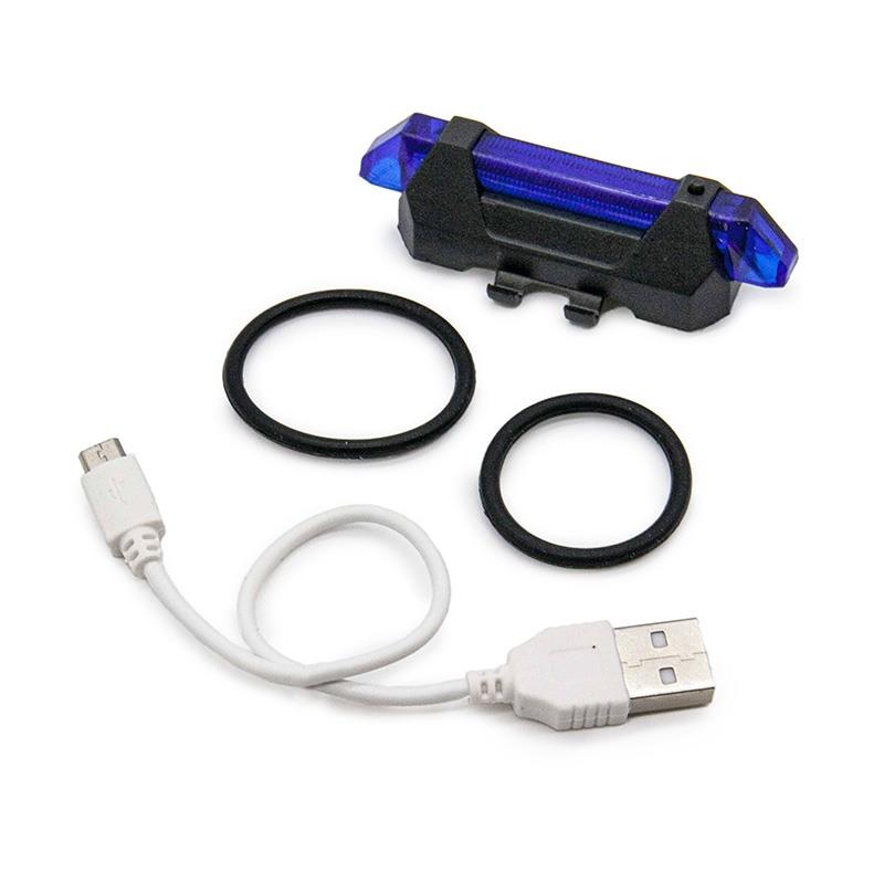 Luz de advertencia recargable azul - RuedaQrueda