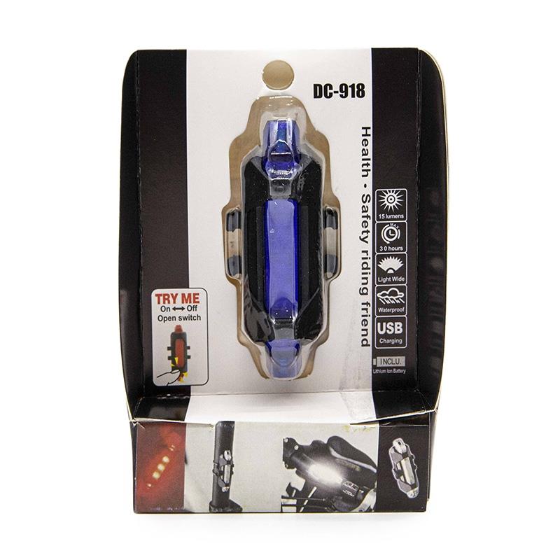 Luz de advertencia recargable azul - RuedaQrueda