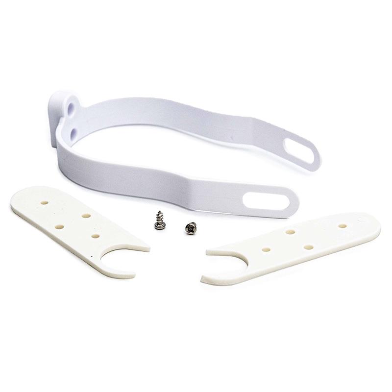 Soporte guardabarros de plástico blanco universal para Xiaomi M365 y Pro - RuedaQrueda