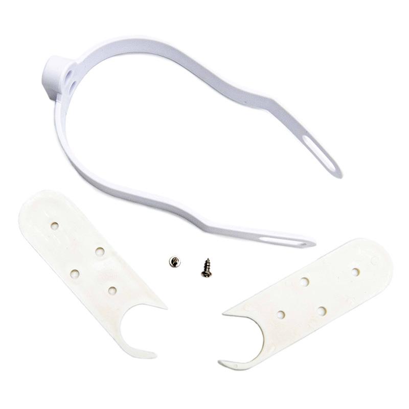 Soporte guardabarros de plástico blanco universal para Xiaomi M365 y Pro - RuedaQrueda