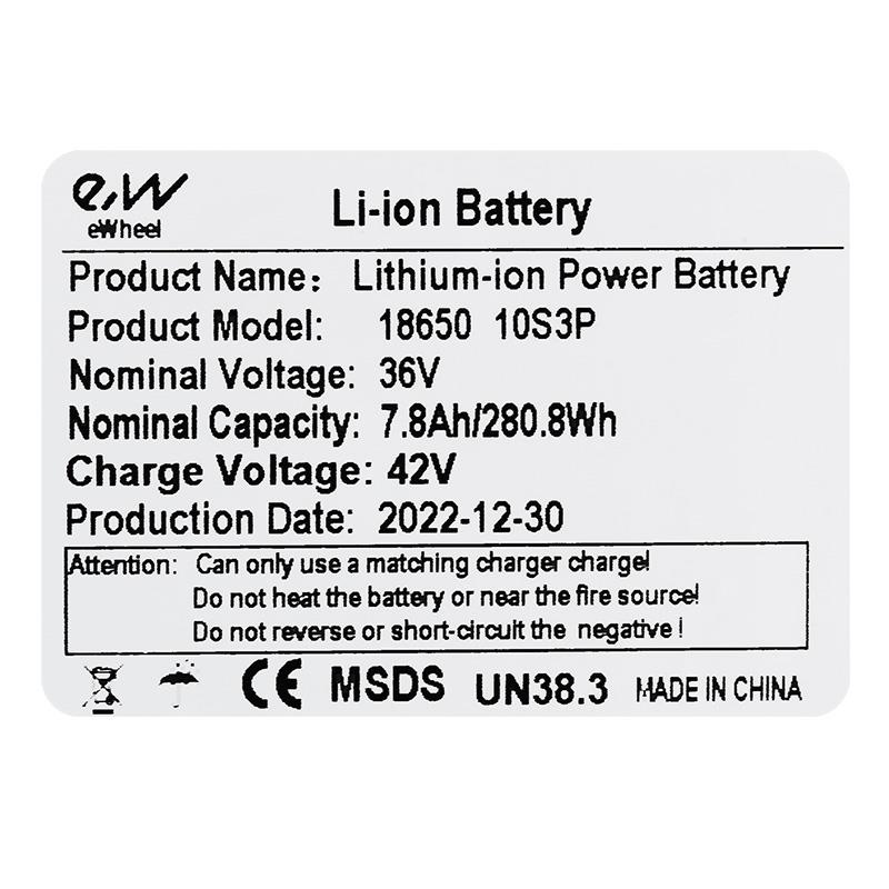 Batería 36v 7,8Ah para Kugoo S1 - RuedaQrueda