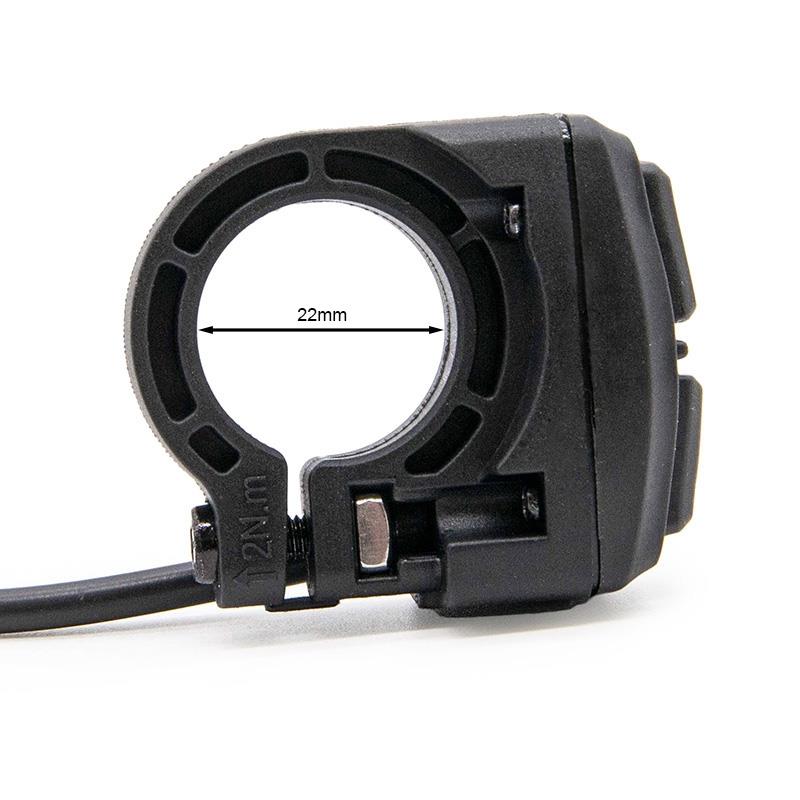 Botonera para Single-dual/Luz advertencia 2F - 1,5m - RuedaQrueda