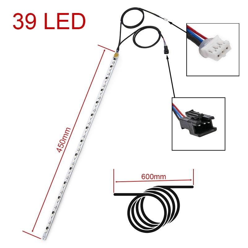 Tira led RGB programable 12V [Minimotors] - 0,45M - RuedaQrueda