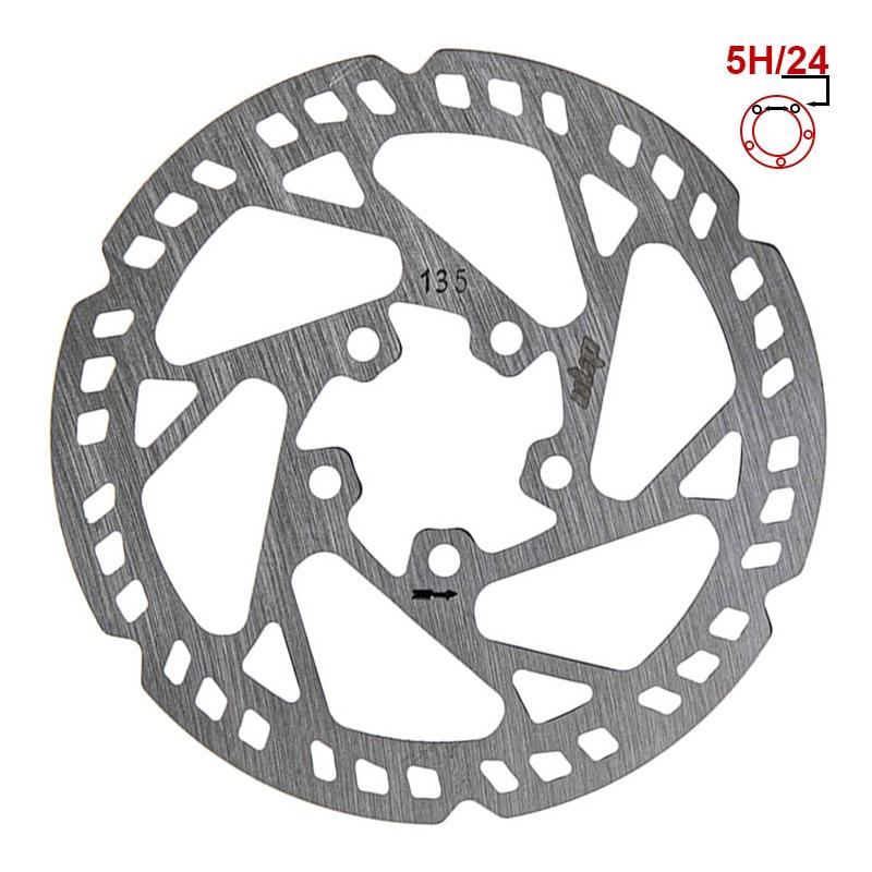 Disco de freno 135mm 5H plata - RuedaQrueda