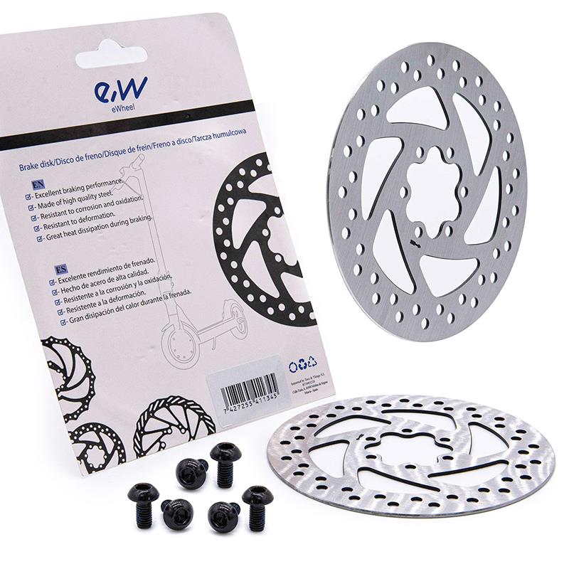 Disco de freno 145mm 6H plata - RuedaQrueda