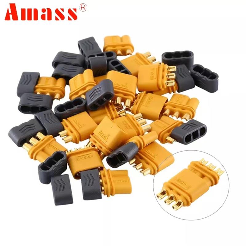 Conector MR30 Amass con protector - 5M/5F - RuedaQrueda
