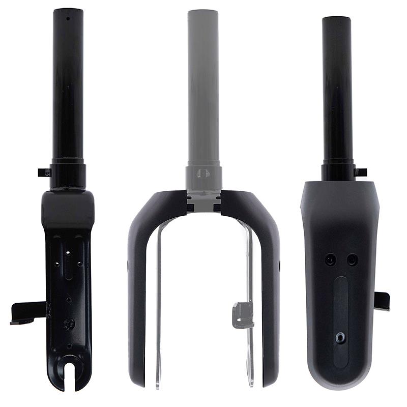 Horquilla con embellecedor negro para Ninebot Max G30 - RuedaQrueda