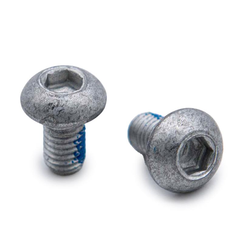 Tornillo plateado M5x10 para discos de freno - 50 uds - RuedaQrueda