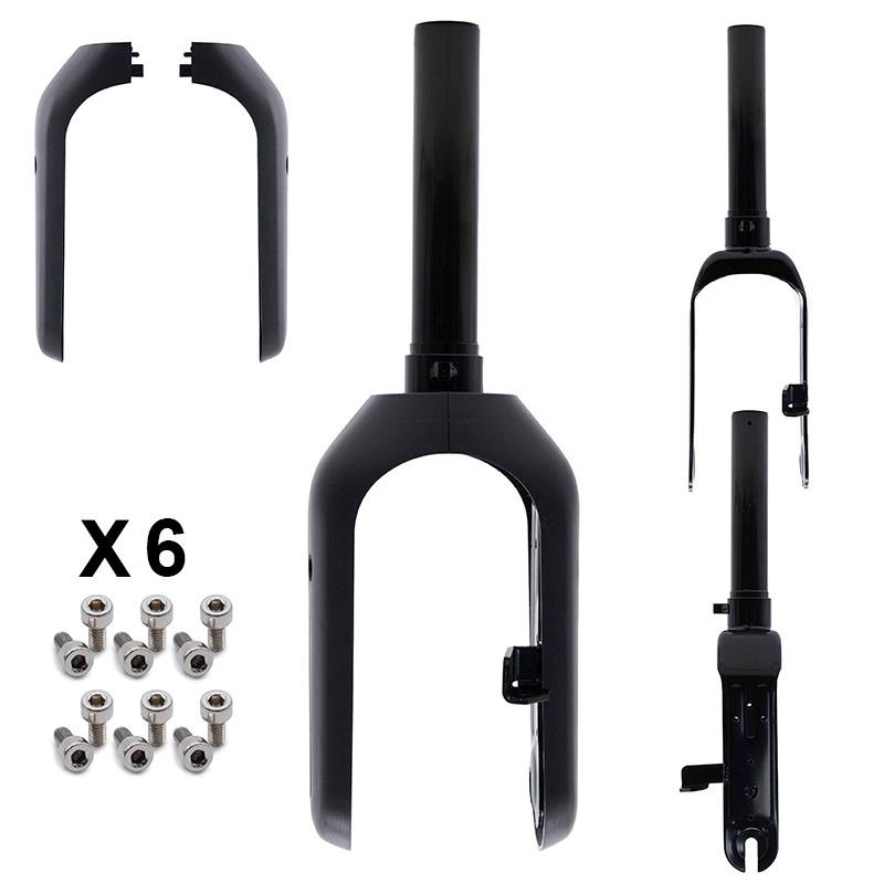 Horquilla con embellecedor negro para Ninebot Max G30 - RuedaQrueda