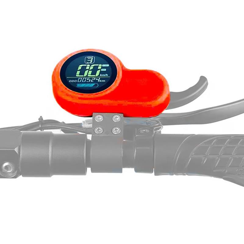 Protector de silicona impermeable rojo para dsiplay - RuedaQrueda