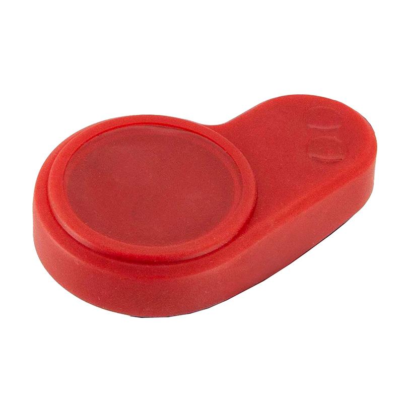 Protector de silicona impermeable rojo para dsiplay - RuedaQrueda