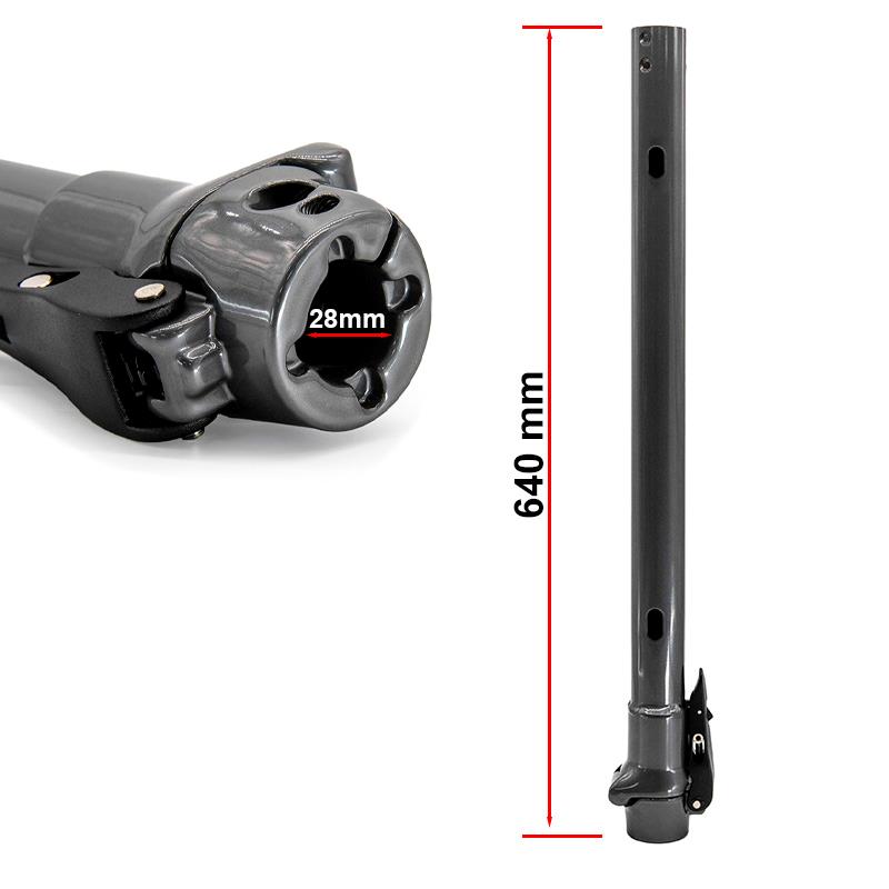 Mástil gris para Smartgyro K2 - RuedaQrueda