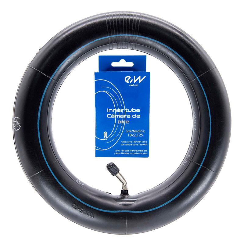 Cámara aire 10x2,125 VC 135x45º - RuedaQrueda
