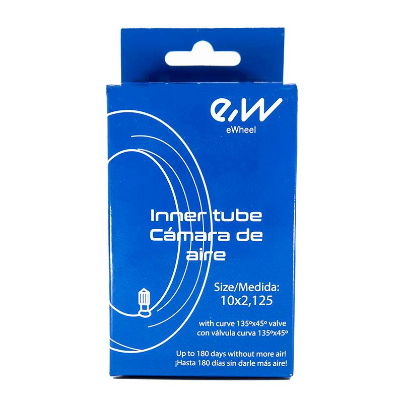 Cámara aire 10x2,125 VC 135x45º - RuedaQrueda