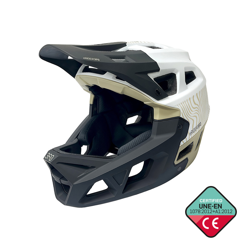 Casco INTEGRA Sport blanco - verde militar L - RuedaQrueda