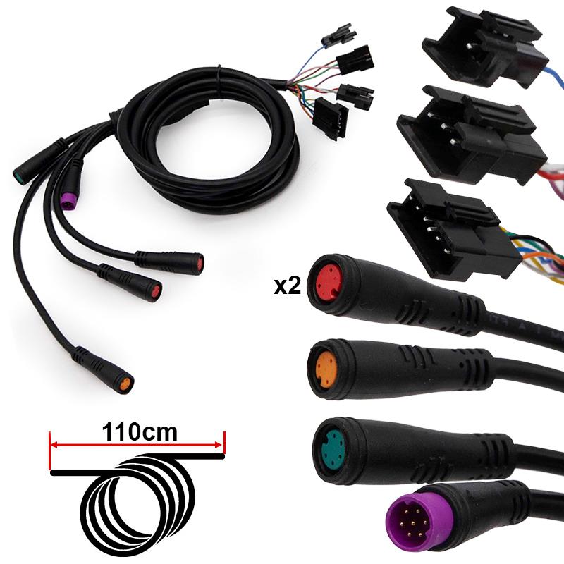 Cable bus para pantalla/controladora modelos Smartgyro duales - 1,15M - RuedaQrueda