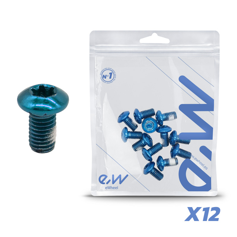 Vis bleue M5x10 pour disques de frein - 12 pcs.