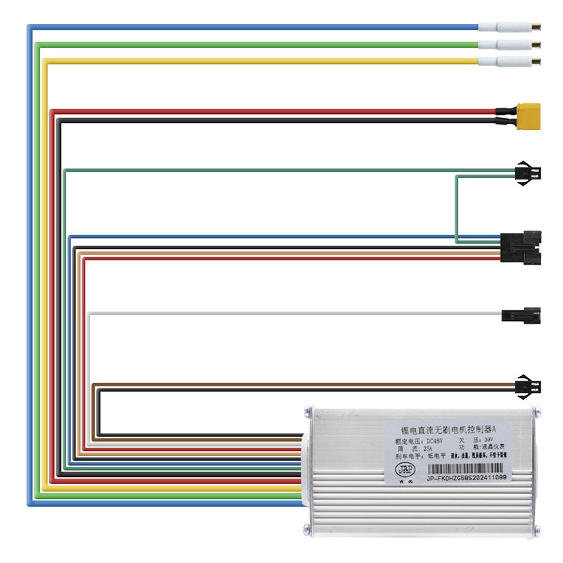 Controladora 48V 25A 800W-A LCD JP [J&P]