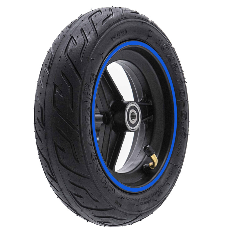 Jante 6,5/B47mm bleue avec pneu 10" pour Smartgyro Speedway & Rockway