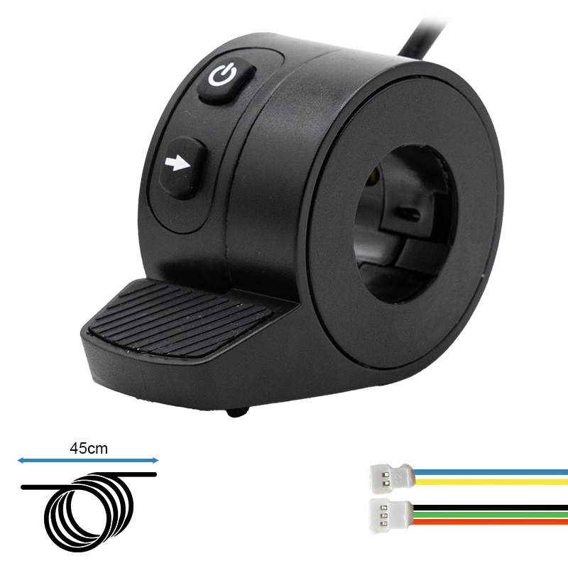 SMG RAPTOR EVO ACCELERATEUR AVEC BOUTONNIERE DROITE