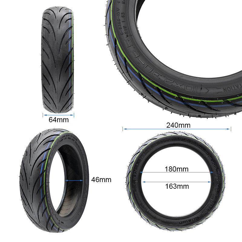 Neumático Tubeless 10x2,3-6,5 [CST]