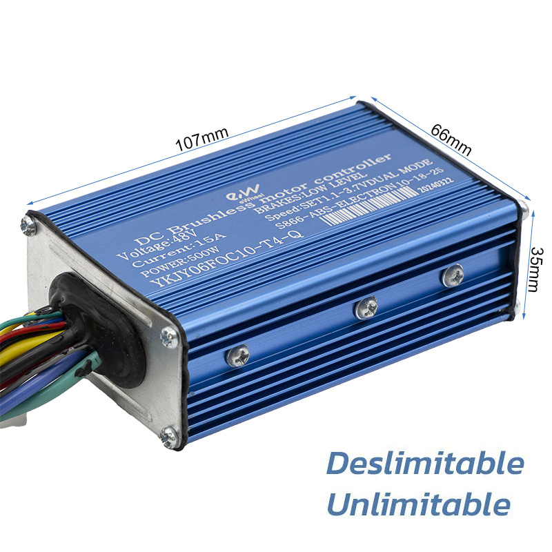 48V 15A 500W-A 10-18-25km/h deslimitable - Smartgyro no homologado Crossover [Ewheel]