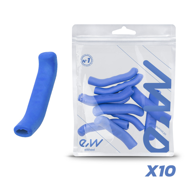 Protection de poignée de frein en silicone bleu - 10pcs