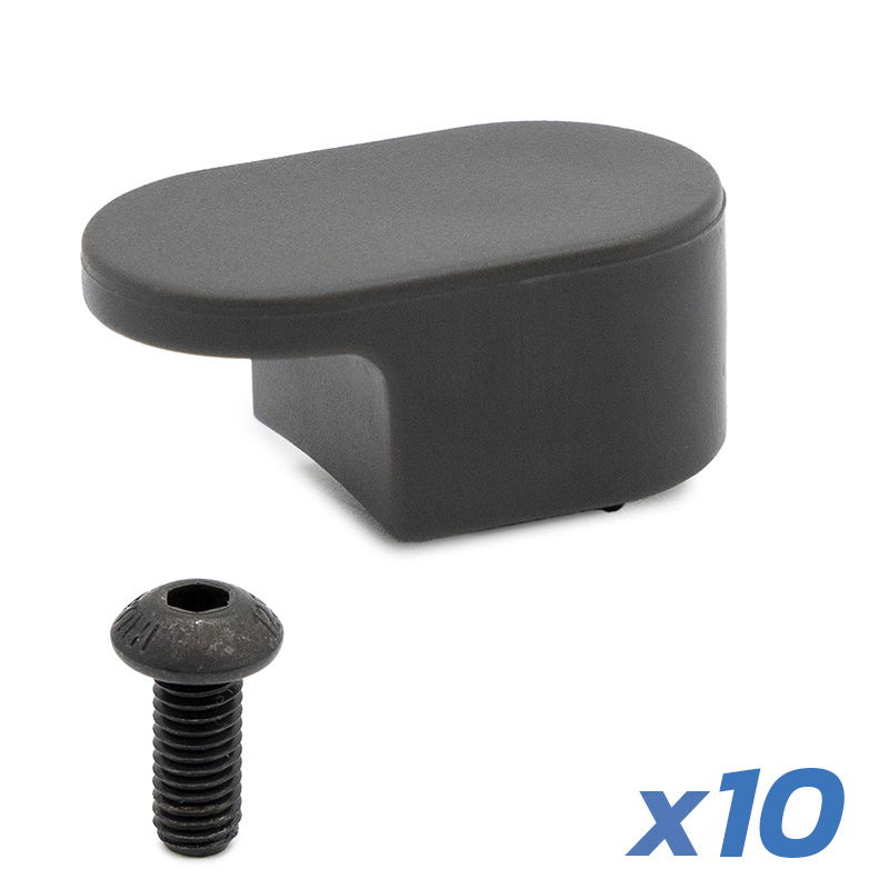 Crochet garde-boue arrière noir pour Ninebot Max G30 lot de 10