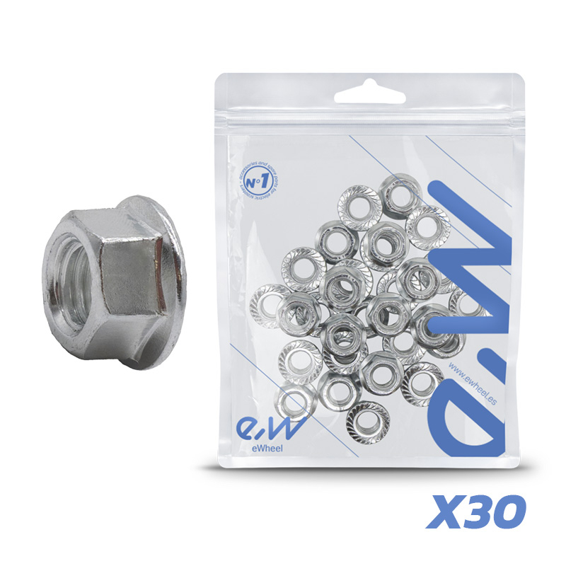 Écrous d’axe moteur Dualtron M12 – lot de 30 unités