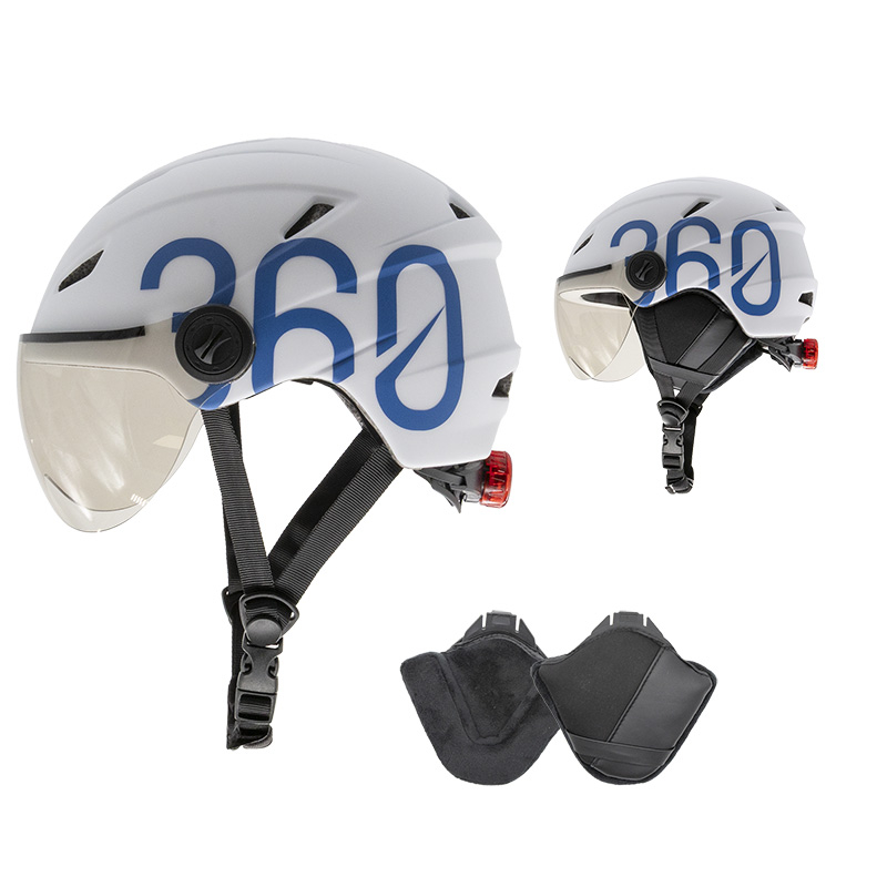 GLOOB Urban blanco - azul L orejeras extraibles - RuedaQrueda