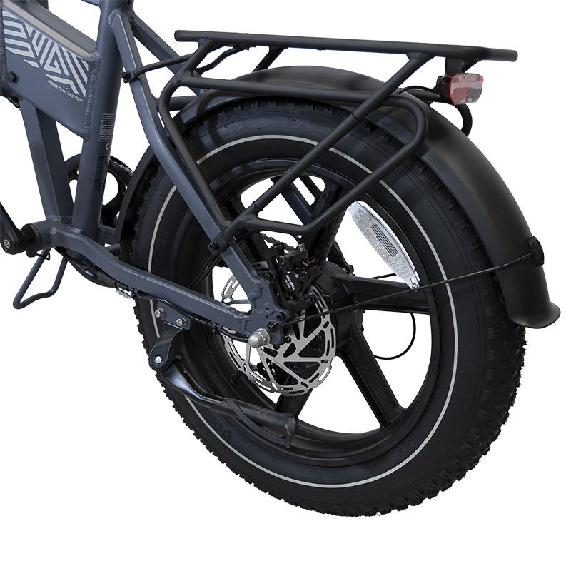 LITHOR - Fatbike plegable - Gris grafito - RuedaQrueda