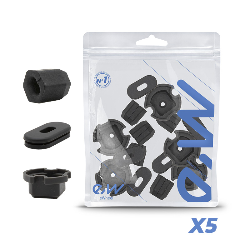 Bouchons en silicone noirs pour Xiaomi 4 Lite (2e génération) – lot de 5