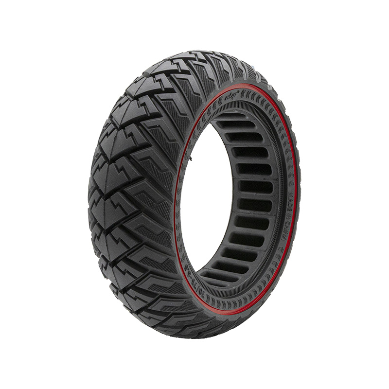Pneu plein off-road 70/75-6,5 ligne rouge