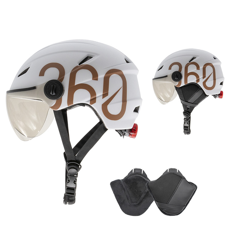 GLOOB Urban blanco - marrón M orejeras extraibles - RuedaQrueda