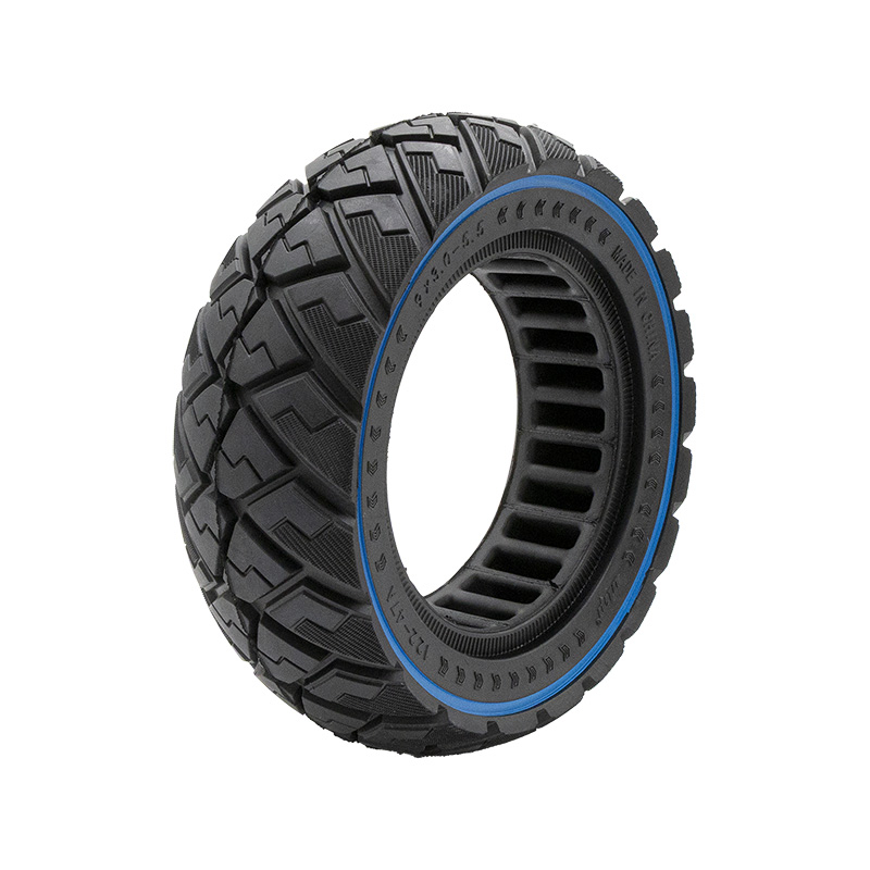 Pneu plein off-road 9x3-5,5 bleu