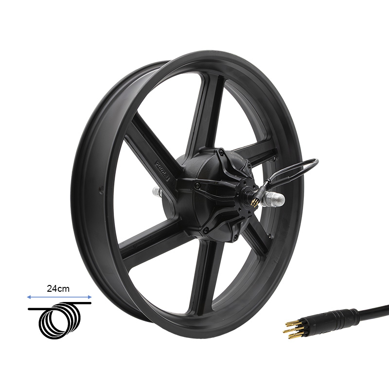 Llanta delantera 20x4,0 con motor 250w 80Nm LITHOR/BRAVE - RuedaQrueda