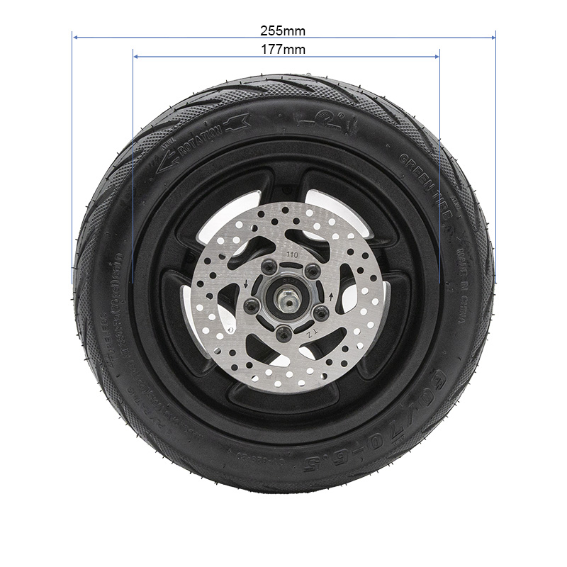 Llanta con neumático de 6,5" y bisel 50mm para Ninebot F2/F2 Pro E [Ninebot]