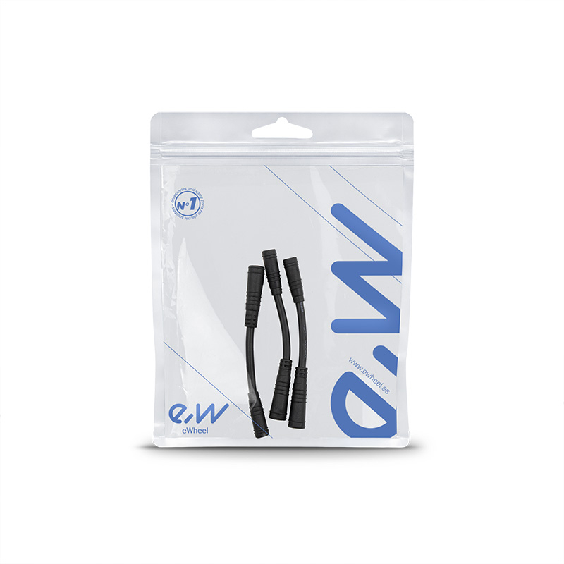Adaptateur étanche M6 femelle vers M8 femelle (2 broches) – lot de 3